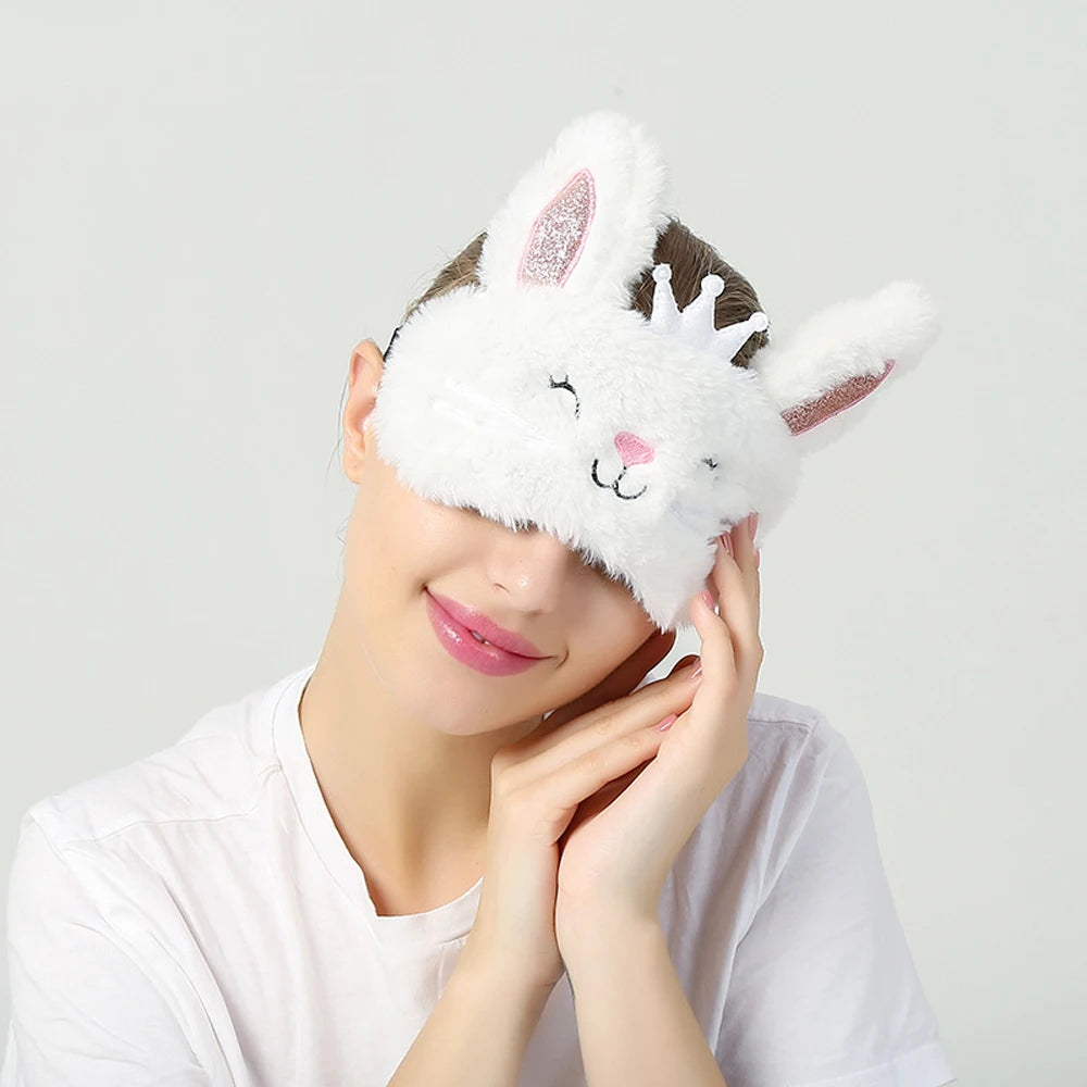 Cartoon Sleep Eye Mask for Children Lightproof Sleeping Eye Covers Soft and Comfortable Eye Patches Travel Nap Healthy Blindfold