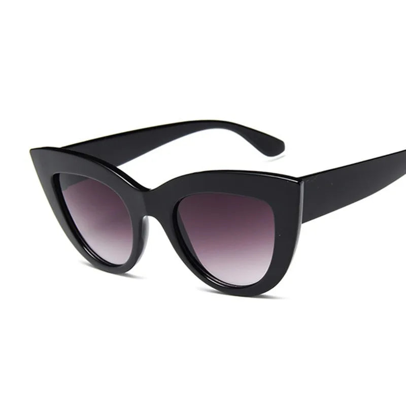 Cat Eye Fashion Sunglasses Woman Vintage Luxury Brand Designer UV400 Eyewear Shades