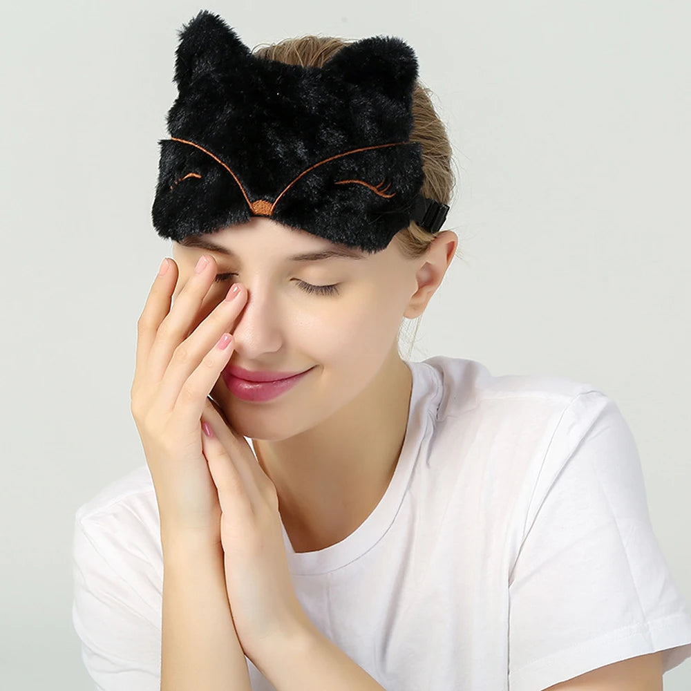 Cartoon Sleep Eye Mask for Children Lightproof Sleeping Eye Covers Soft and Comfortable Eye Patches Travel Nap Healthy Blindfold