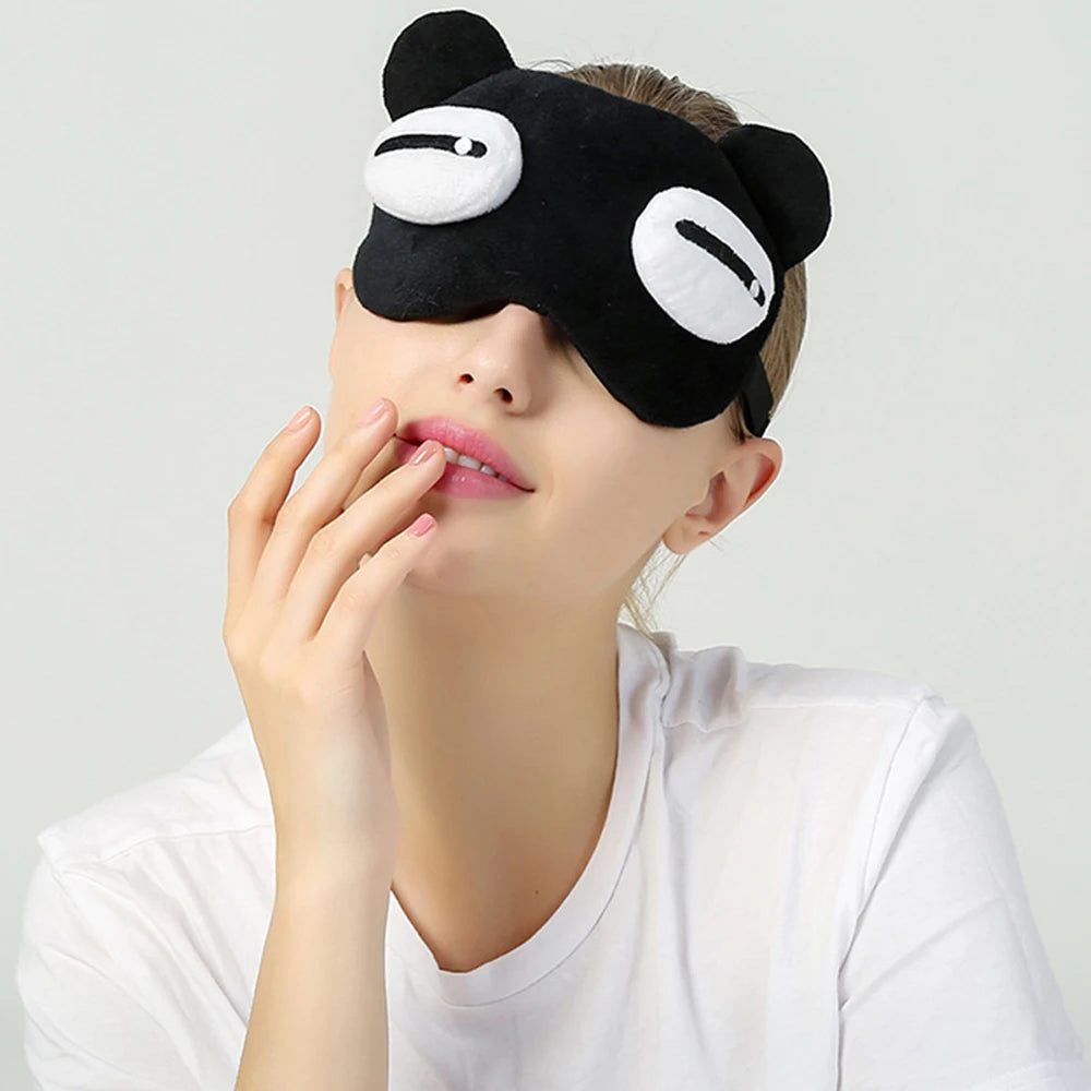 Cartoon Sleep Eye Mask for Children Lightproof Sleeping Eye Covers Soft and Comfortable Eye Patches Travel Nap Healthy Blindfold