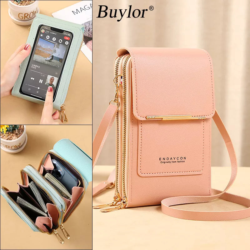 Women's Handbag Touch Screen Cell Phone Purse