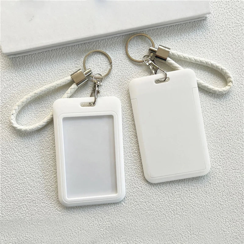 1Pc Macaron Bus ID Card Protective Cover Cases