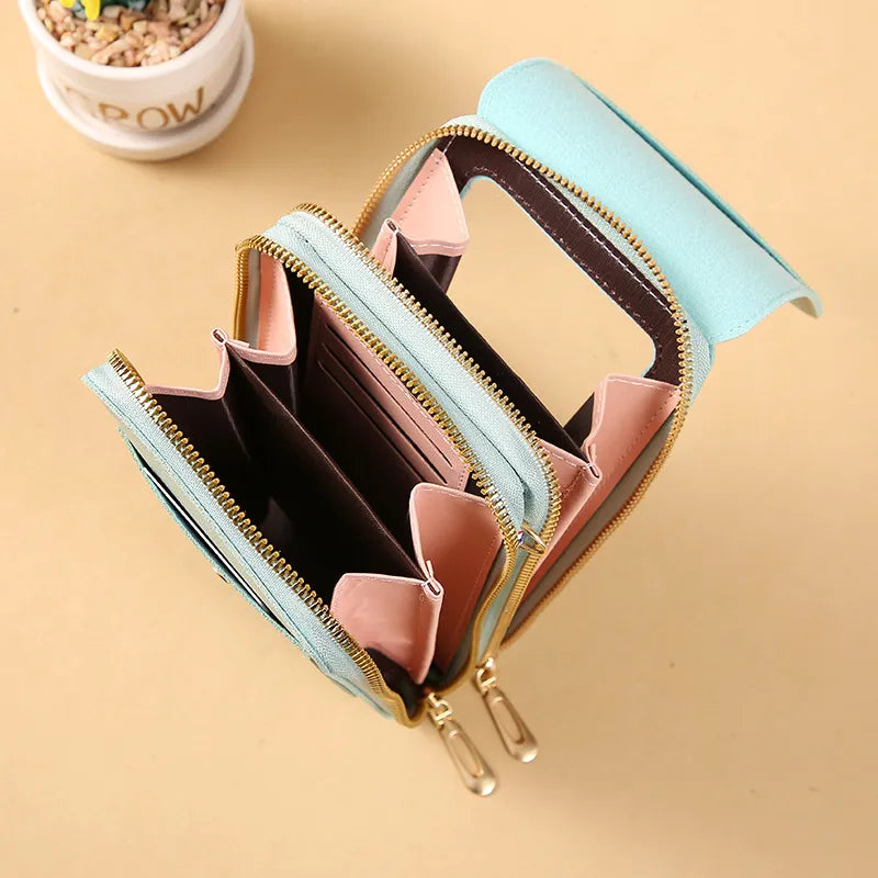 Women's Handbag Touch Screen Cell Phone Purse